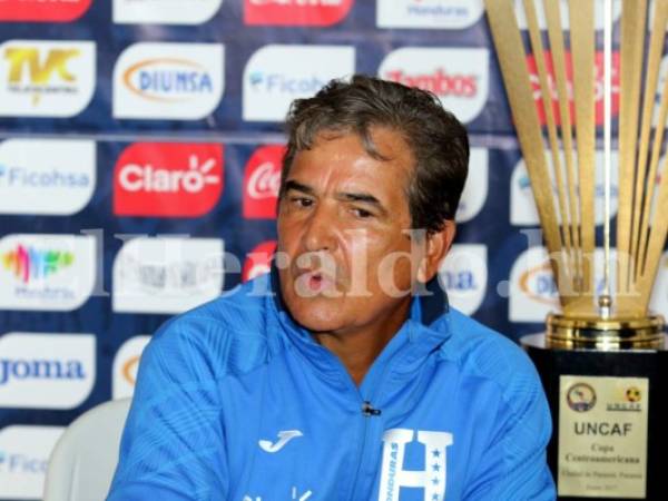 Jorge Luis Pinto aseguró sentirse satisfecho por el papel de La H en Panamá (Fotos: Ronal Aceituno / EL HERALDO Honduras / Noticias de Honduras / Deportes EL HERALDO)