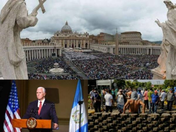 El vicepresidente de Estados Unidos habló con el secretario del Vaticano, para discutir su preocupación por la crisis política en Nicaragua. Foto: Agencia AFP