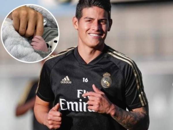 El futbolista colombiano James Rodríguez hizo oficial el anuncio del nacimiento de su segundo hijo.