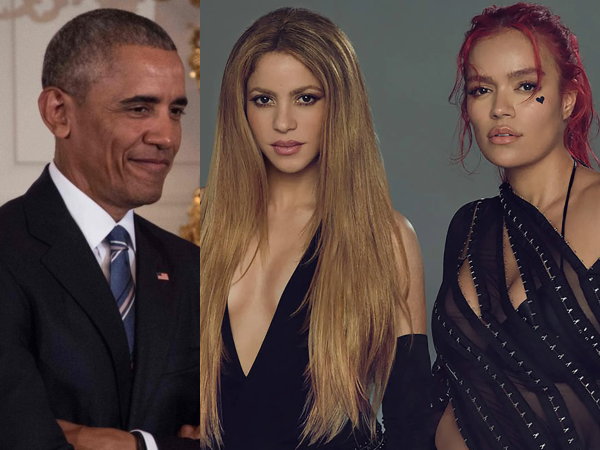 Obama disfrutó su 2023 con el gran éxito musical de Shakira y Karol G.