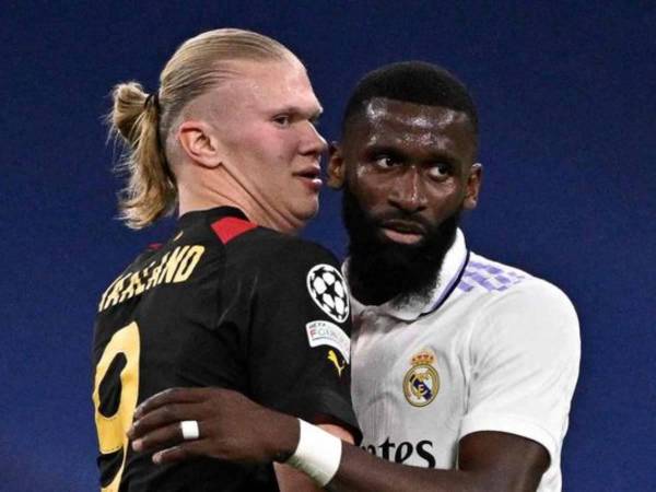 Rüdiger fue el perseguidor de Halaand en el cruce de la pasada Champions League.