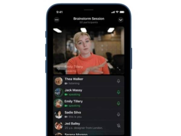Telegram impresiona con videollamadas de hasta 1,000 usuarios. Foto: Cortesía