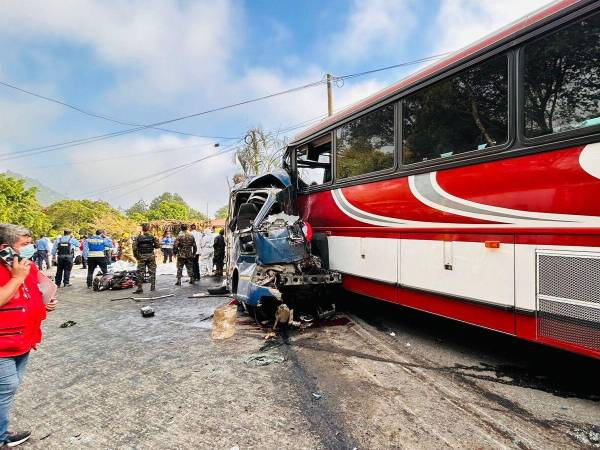 El accidente se registró la mañana de este miércoles en San Juan de Opoa.