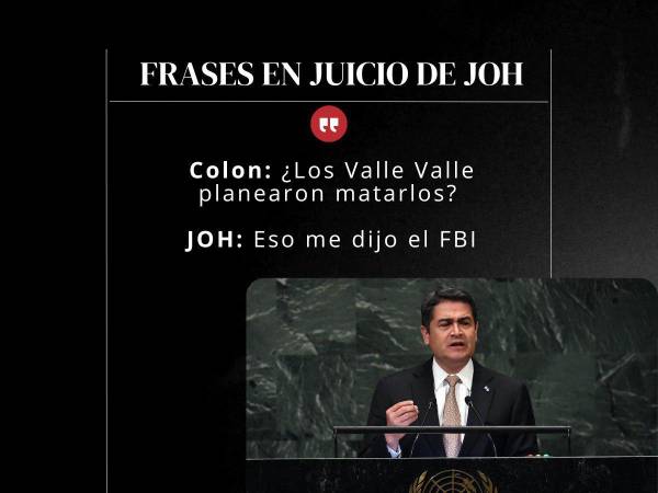 El exmandatario, Juan Orlando Hernández, subió al estrado para defenderse de las acusaciones sobre el tráfico de droga y de armas por el que es acusado por la Fiscalía de Estados Unidos. Estas son las frases más impactantes de su testimonio.