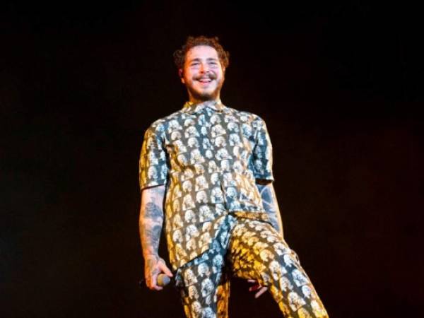 Post Malone encabeza la lista de nominados a los premios. Foto: AP.