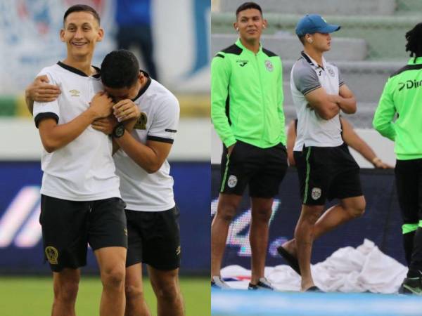 En pocos minutos iniciará el clásico Olimpia- Marathón, la segunda semifinal para encontrar el rival de Potros FC en la gran final del Torneo Clausura 2023. Risas, fiesta merengue y reconocimiento de cancha se vive en Comayagua previo al inicio de este gran partido . A continuación las imágenes captadas por EL HERALDO.