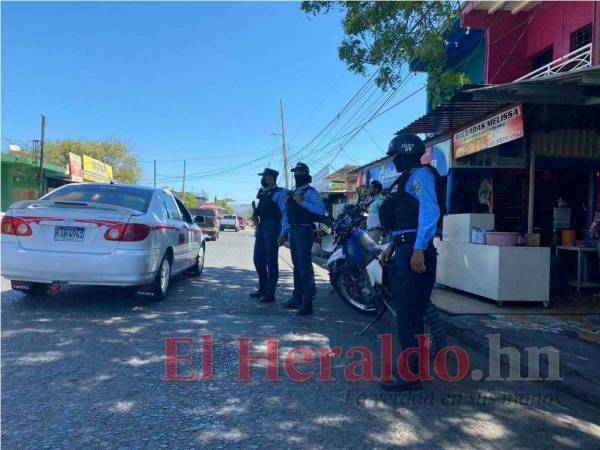 Los operativos y saturaciones policiales se han incrementado en varios sectores de la ciudad de Choluteca para frenar los robos.