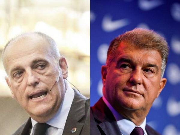 Javier Tebas y Joan Laporta han tenido varios enfrentamientos en los últimos meses.