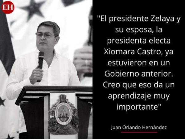 El presidente de Honduras, Juan Orlando Hernández, concedió una entrevista exclusiva a EL PAÍS en donde abordó temáticas sobre sus supuestos vínculos con el narcotráfico, qué hará al dejar el poder, cómo vislumbra el país ahora que Xiomara Castro tomará las riendas, entre otros temas. Aquí sus 15 frases más destacadas.