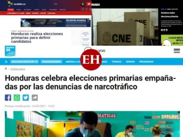 Honduras celebró el 14 de marzo las elecciones primarias 2021 y varios medios internacionales comentaron cómo fue el proceso.