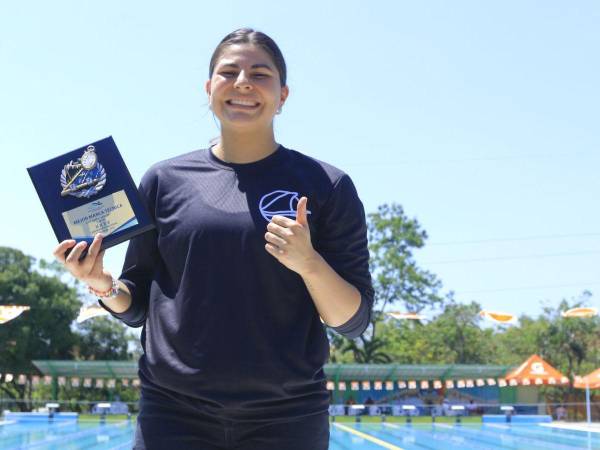 Sara ganó el premio a Mejor Marca Técnica durante el Torneo Nacional Juvenil que se llevó a cabo en San Pedro Sula.