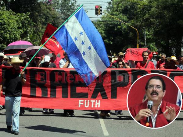 La Resistencia Popular ha marchado en el día de la independencia desde el 2009.