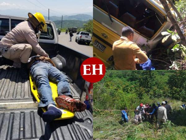 Viajan dentro de una unidad de transporte público y de repente, fueron víctimas de un aparatoso accidente vial. Dos muertos y casi una veintena de heridos, entre ellos un menor recién nacido, además de los daños materiales fue el saldo del percance, que ocurrió este martes en la carretera entre Marcala y La Paz. Aquí los detalles de la tragedia.