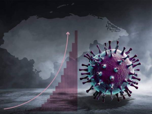 Mira en tiempo real nuestros gráficos sobre la expansión del coronavirus en Honduras. Ilustración: Jorge Izaguirre / EL HERALDO.