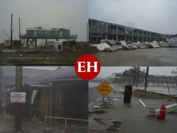 La Guardia Nacional de Estados Unidos fue movilizada mientras la población de la costa de Luisiana abandonaba sus hogares el viernes, al acercarse el huracán Delta con la amenaza de súbitas y mortales inundaciones. Fotos: Agencia AFP.