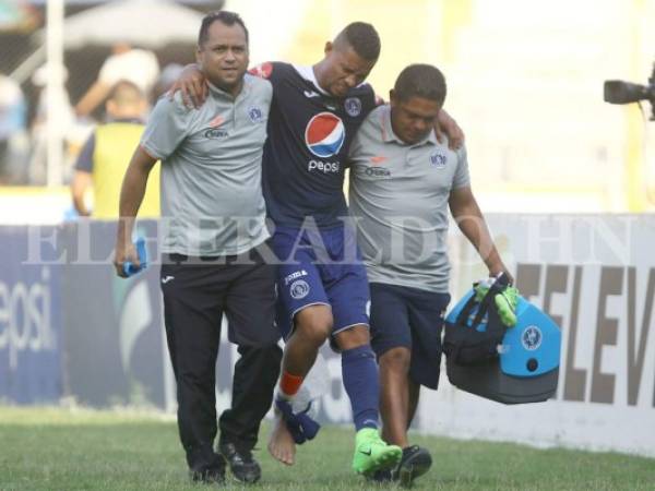 El delantero Marco Tulio Vega estará dos semanas fueras por lesión (Foto: Emilio Flores/EL HERALDO)