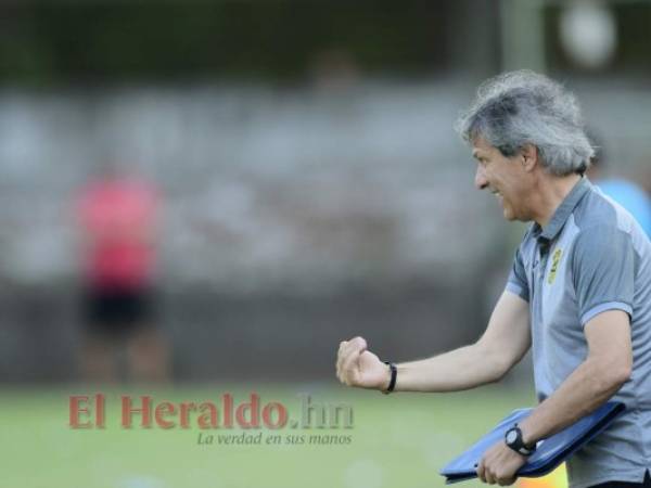 Carlos Restrepo hará algunas variantes en el duelo ante el Honduras Progreso. Foto: El Heraldo