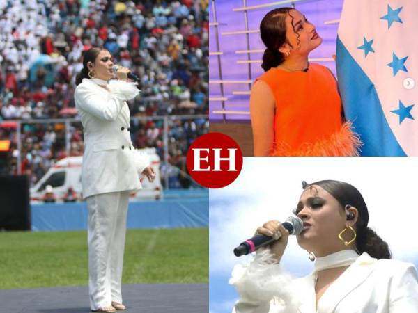 La cantante hondureña, Cesia Sáenz, ganadora del primer lugar de La Academia en México, tuvo el privilegio de cantar el Himno Nacional de Honduras en el Estadio José de la Paz Herrera “Chelato Uclés” en la capital. La joven prestó su talento y sentimiento para deleitar al público hondureño con su afinada voz. Aquí las imágenes.