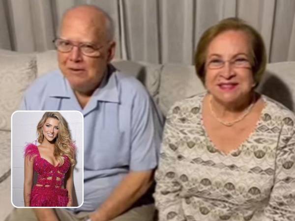 Los abuelos de Rebeca se robaron el corazón de los usuarios de las redes sociales con sus emotivos mensajes.