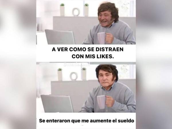 El presidente de Argentina, Javier Milei, firmó un decreto para realizar el aumento de un 48% de salario a varios funcionarios del Ejecutivo, incluido él. El mandatario culpó a Cristina Fernández por el hecho y los argentinos lo atacaron con imperdibles y divertidos memes.