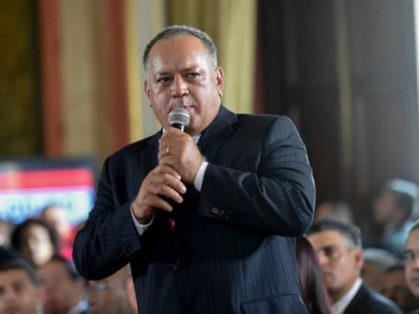 Diosdado Cabello, anunció que planteará a la Asamblea Constituyente el adelanto de las elecciones del Parlamento. Foto: AP