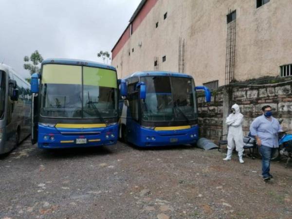 Las unidades solo viajan con la mitad de la capacidad y cada pasajero debe usar su mascarilla.