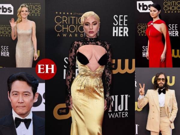 Al igual que en las demás premiaciones, los Critics Choice Awards no solo destacan por galardonar a lo mejor de la televisión y el cine, sino que sirven de escenario para que las estrellas puedan hacer alarde de su belleza y el buen gusto por la alta costura. Desde Selena Gómez, Lady Gaga, Jared Leto y Kristen Steward... estos son algunos de los famosos que deslumbraron por su paso en la alfombra roja de los Critics Choice Awards 2022, en Los Ángeles, California.