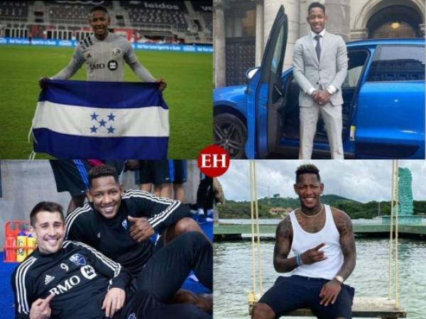 Romell Quioto se ha convertido en un jugador importante en el FC Montreal. Conoce cómo es la vida del hondureño en la MLS de los Estados Unidos. Fotos: Instagram.