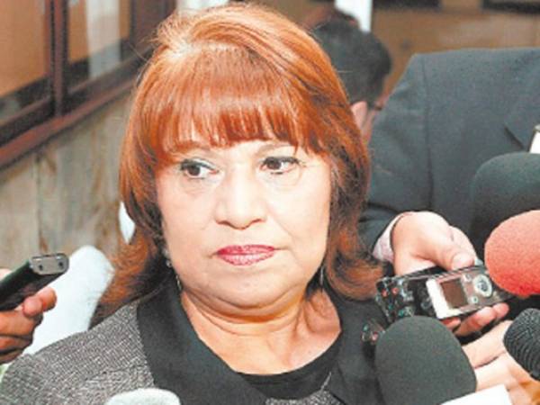 Reina Solórzano, magistrada de la Corte Suprema de Justicia.