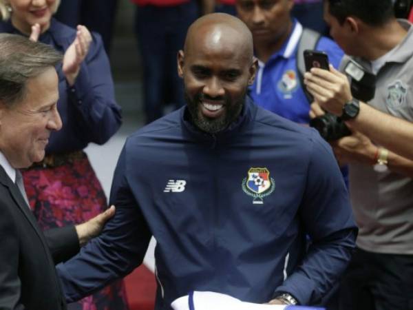 De cara al Mundial, Baloy, uno de los capitanes de la selección panameña, pidió 'ser positivos para disfrutar de esta linda ocasión, de este lindo sueño'. Foto: AFP