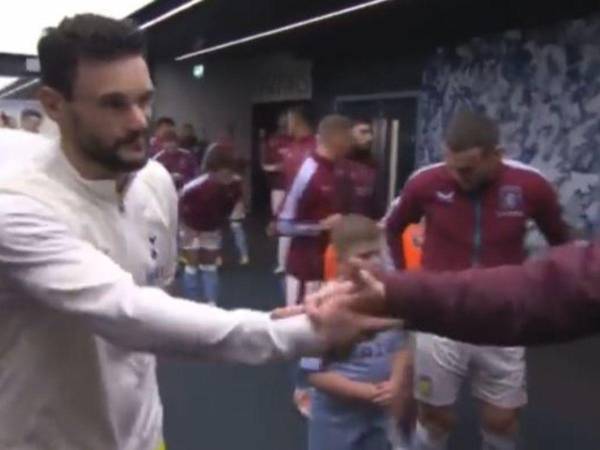 Hugo Lloris y Emiliano Martínez protagonizaron un tenso momento previo al duelo entre Tottenham y Aston Villa por la Premier League.