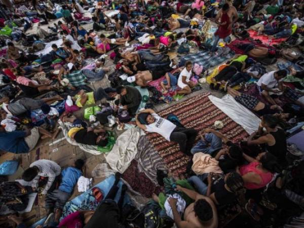 A nivel centroamericano, Honduras ocupa el segundo de casos de menores de edad capturados por atrás de Guatemala, el tercer lugar es para El Salvador. Foto: AFP