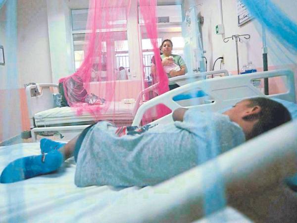 Los niños son los más afectados por el dengue.