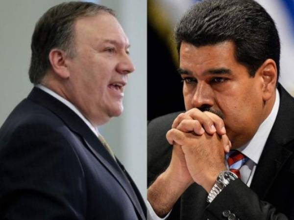 El Secretario de Estado estadounidense, Mike Pompeo, pidió a los venezolanos que no colaboren con Maduro, sino con la Asamblea Nacional, controlada por la oposición. Foto: AFP / EL HERALDO