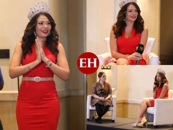 Después de 9 semanas de retos y momentos memorables en la casa de Nuestra Belleza Latina, la nueva reina del concurso, la hondureña Sirey Morán regresó a Honduras para mostrarle la corona a su gente y para revelar todos los detalles de su paso por el prestigioso concurso de Univisión. EL HERALDO se hizo presente a su conferencia de prensa y esto fue lo que dijo la hermosa catracha. Fotos: Emilio Flores/ EL HERALDO