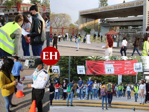 La Universidad Nacional Autónoma de Honduras (UNAH), a través de la Dirección del Sistema de Admisión, dio inicio este jueves 31 de marzo a las pruebas de admisión dirigidas a más de 15,000 aspirates que desean ingresar a la máxima casa de estudios y a tres instituciones más de educación superior en el país. Aquí algunas fotografías del proceso desarrollado en Ciudad Universitaria.