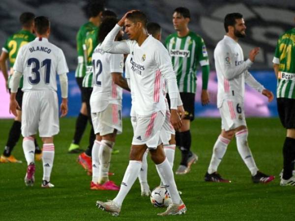 Real Madrid dejó escapar los tres puntos este sábado ante el Betis. Foto: AFP