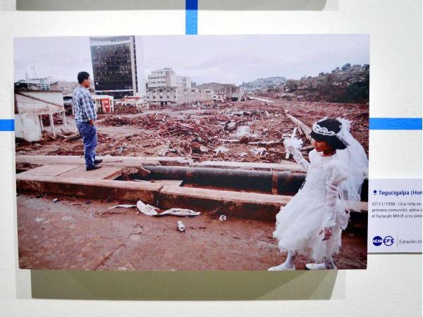 Estalin Irías, reportero gráfico de EL HERALDO, realizó esta fotografía en noviembre de 1998 luego del paso del huracán Mitch.