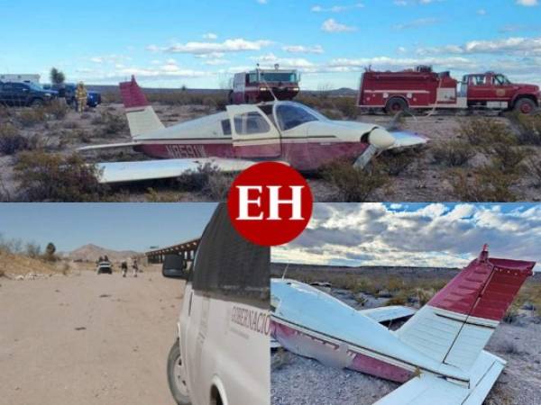 El percance se registró cerca de la frontera entre México y Estados Unidos. Fotos: Oficina del Sheriff del condado Presidio.