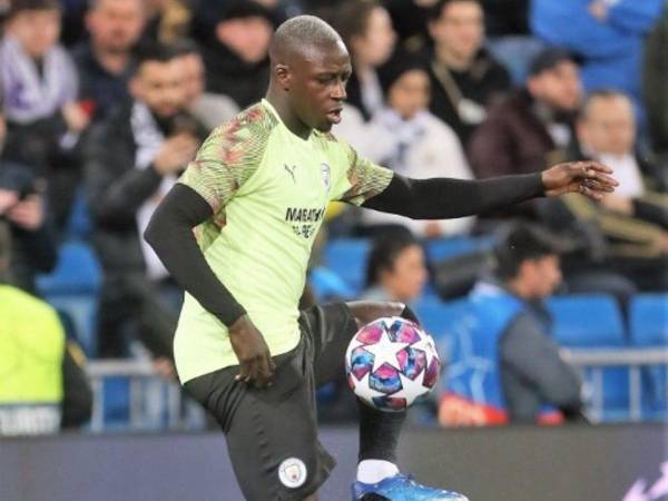 Mendy durante un partido de Champions League entre el Real Madrid y el Manchester City.