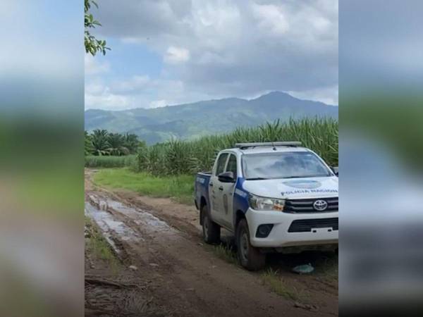 Agentes de la Policía Nacional llegaron al lugar para acordonar el área y hacer el levantamiento cadavérico en base a ley.