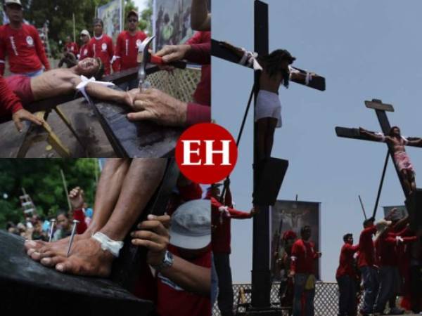 En el mundo hay formas extremas de revivir la Pasión de Cristo. Las representaciones del viacrucis generan mucha expectación entre los creyentes, pero se vuelven tan reales y dolorosos en varias partes del mundo. Fotos: AFP/AP