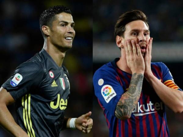 Messi votó por Cristiano Ronaldo por primera vez. Fotos AFP