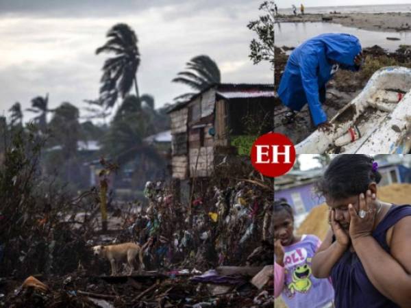 Los presidentes centroamericanos clamaron este lunes ante la comunidad financiera y organismos internacionales recursos para promover la reconstrucción de sus respectivos países, ante los da daños que causan los huracanes Eta y Iota propiciados por el cambio climático, así como los efectos del covid-19. Fotos: AFP/AP.