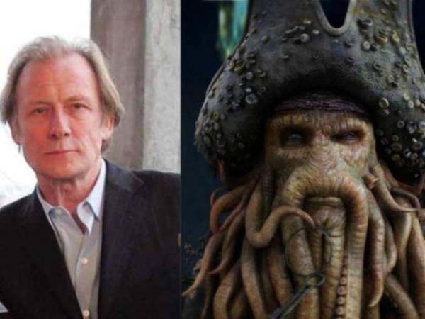 El actor británico Bill Nighy interpretó a este monstruo marino, el villano de la película Piratas del Caribe.