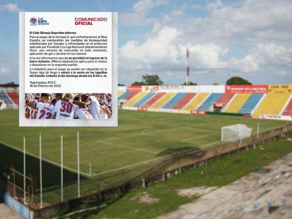 La prohibición del ingreso a la barra visitante es una de las nuevas disposiciones de las autoridades para así evitar disturbios en los estadios de fútbol en Honduras.