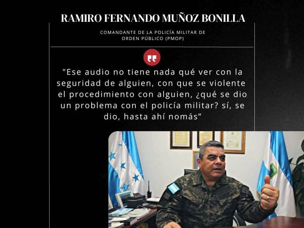 Ramiro Muñoz reaccionó este martes luego que se filtrara un audio en donde increpa a un subalterno que lo irrespetó y donde le advierte “Si me hacés esa pasada fuera de ahí...ahorita estarías en un costal metido hijuep...”