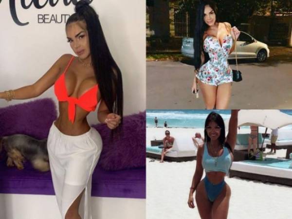 Su nombre es Aleira Avendaño, conocida como 'La barbie latina', por su proporcionado cuerpo parecido al de una muñeca, especialmente por su cintura que mide 52 centímetros. Fotos: Instagram.