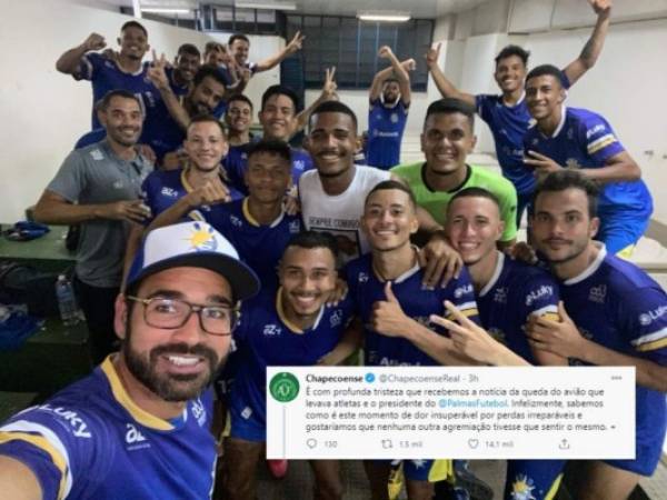 En la fotografía aparece parte de los integrantes del Palmas Fútbol Regatas de Brasil.