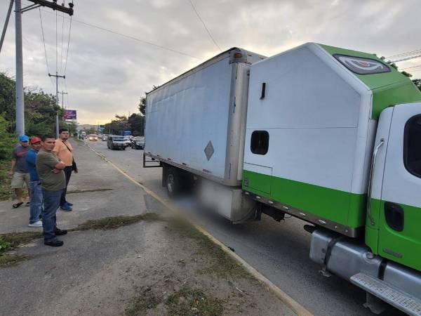 La madre y su pequeña fueron a parar debajo del camión tras ser embestidas por una camioneta.